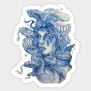 Snake girl Sticker